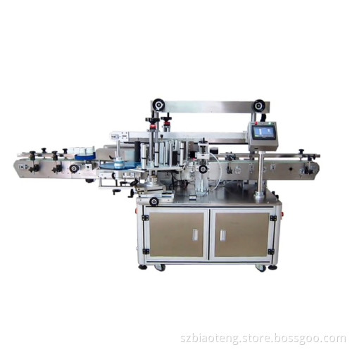 Automatic double sides labeling machine